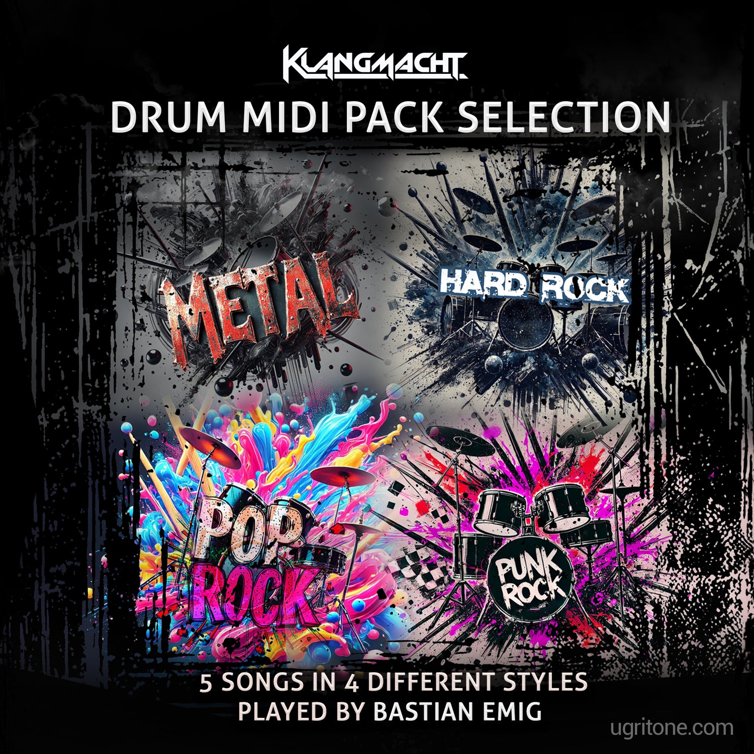 Klangmacht Drum Midi Packs
