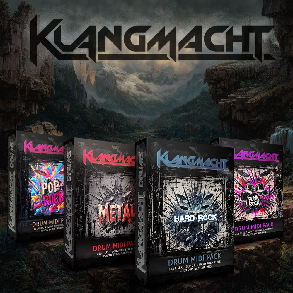 Klangmacht Drums Midi Pack Bundle